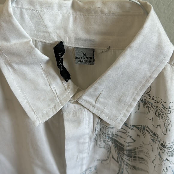 White casual button down - Picture 2 of 5